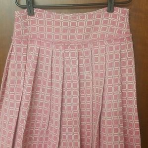 Tracy Reese Pink Pleated Skirt
